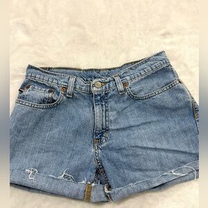 Ralph Lauren Classic Light Blue Denim Shorts